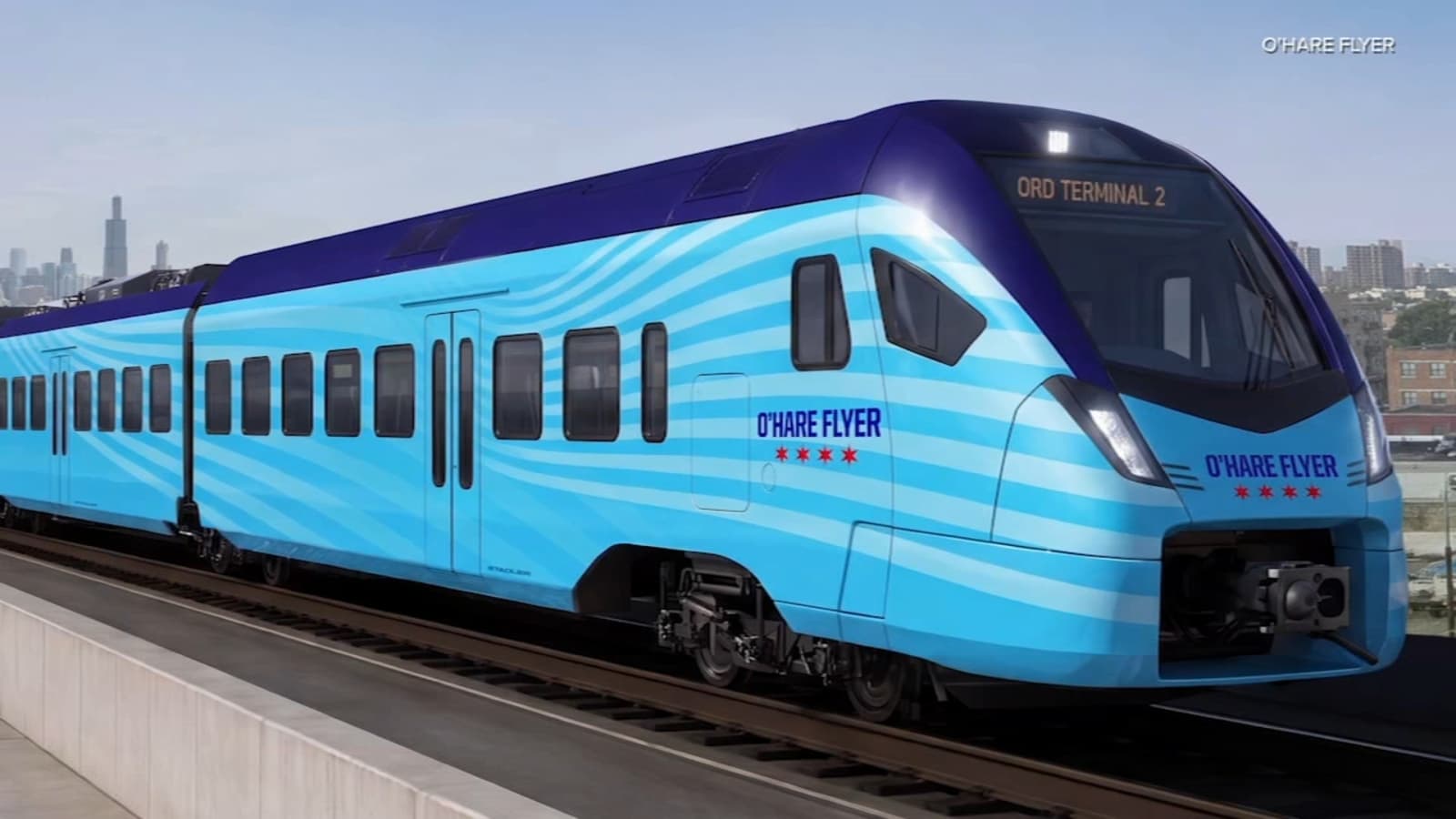 New 'O'Hare Flyer' Train Would Cut Loop-to-O'Hare Trip to 15 Minutes