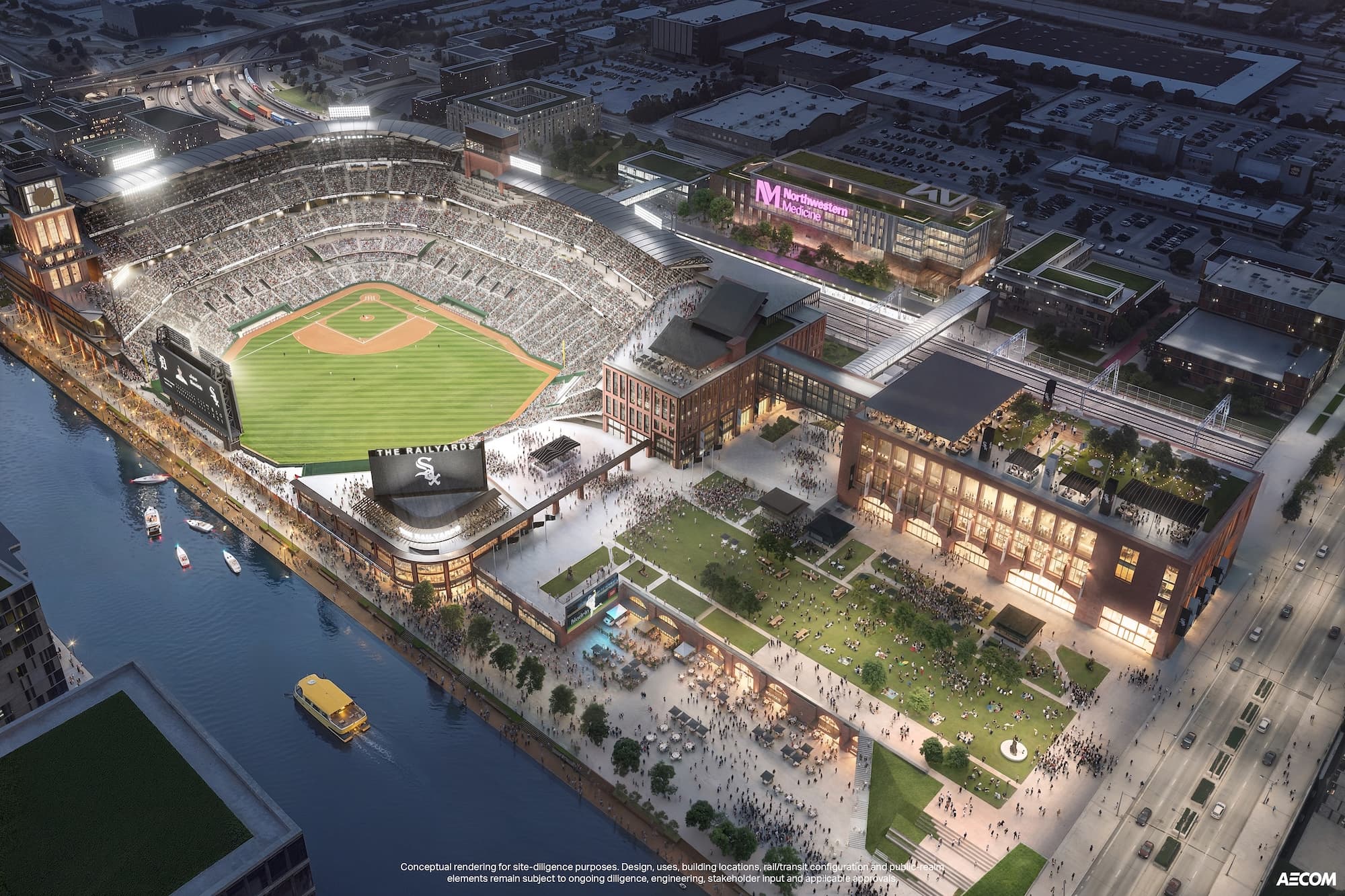 Justin Ishbia Unveils South Loop White Sox Stadium Plan Inside 48-Acre Railyards Project