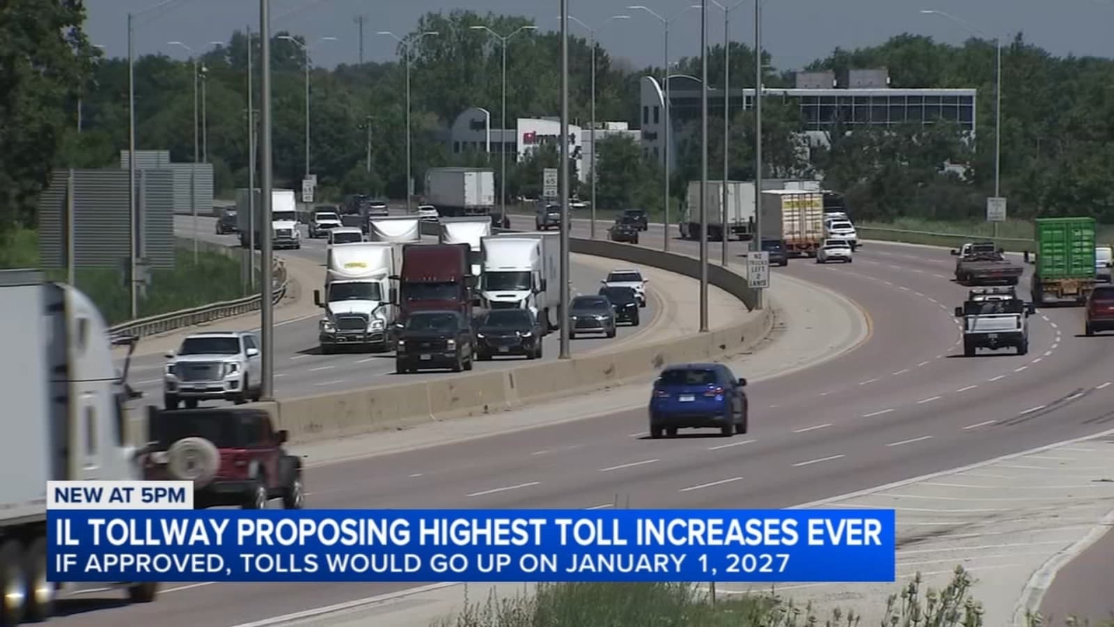 Illinois Tollway Pitches Its Largest Toll Hike Ever to Fund $26.5 Billion Road Plan