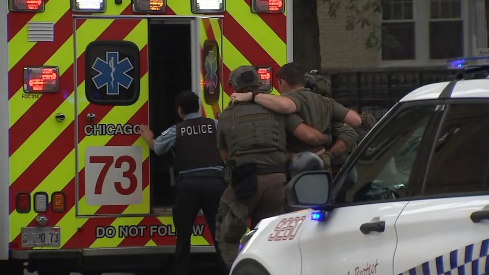 SWAT Officer Shot Breaching Door During Albany Park Hostage Standoff