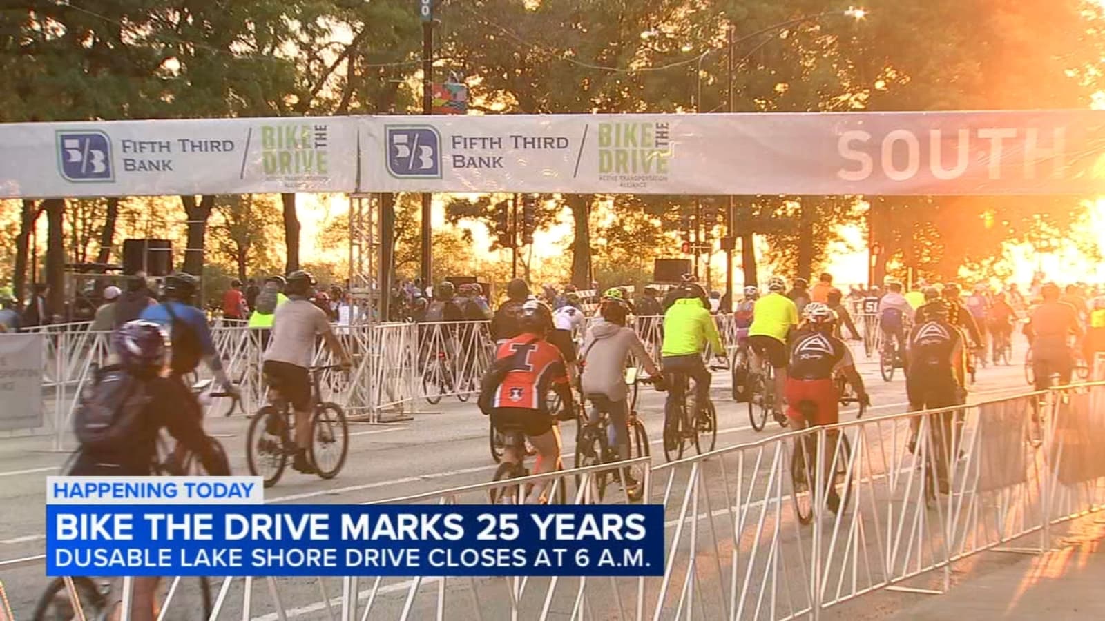 Bike the Drive Closes DuSable Lake Shore Drive to Cars for 25th Year, Draws 15,000 Riders